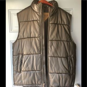 Brown Leather Vest